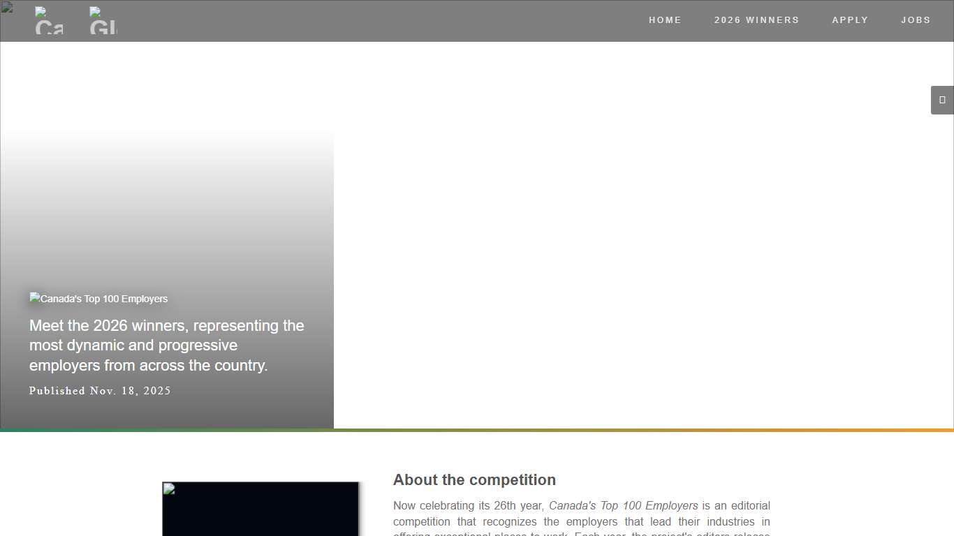 Canada's Top 100 Employers (2026)